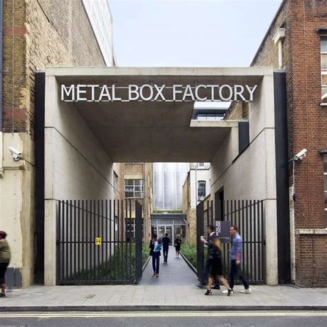 london bridge to metal box factory|metal boxes for rent.